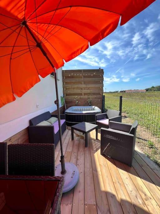 T2 Neuf, Terrasse Et Spa Prive Apartment Josse Exterior photo